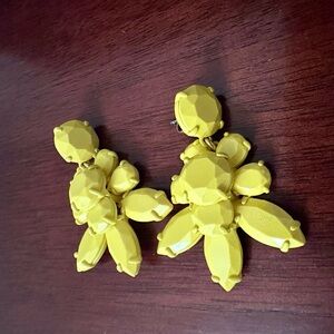 Yellow Statement Earrings